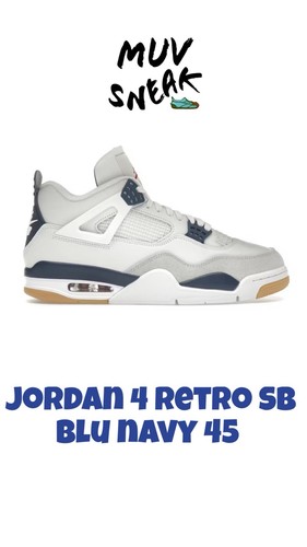 Jordan retro blu navy 45 - jordan, 4